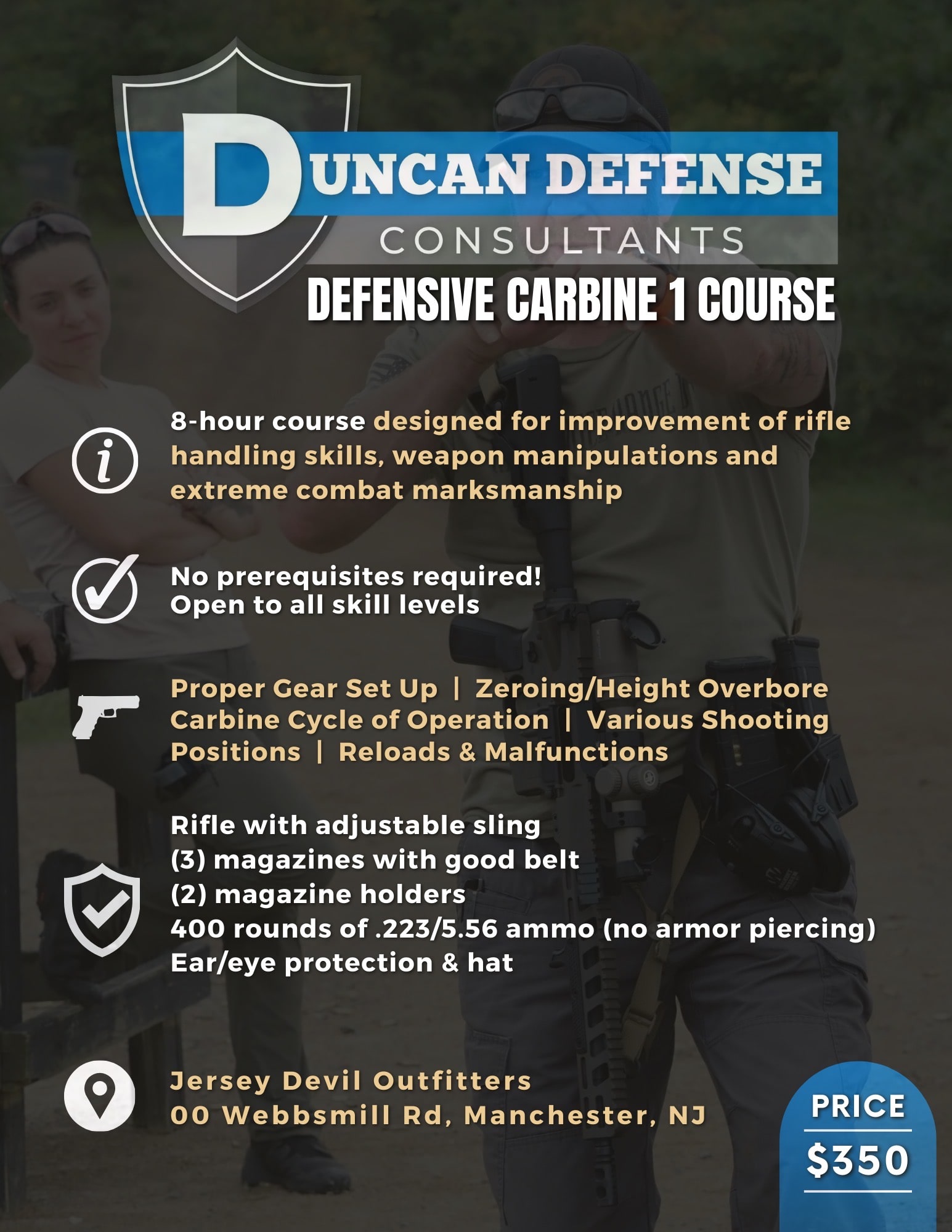 Current Courses at Duncan Defence - Duncan Defense Consultants